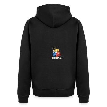 Philippines Filipino Flag Sun Pride I Cadeau - Veste à capuche bio Premium Unisexe - noir - Dos - Nico (187cm)