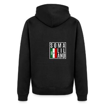 Somaliland - Veste à capuche bio Premium Unisexe - noir - Dos - Nico (187cm)