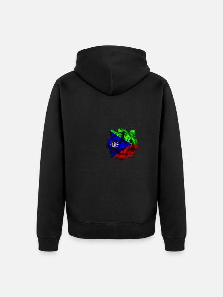 Balochistan - Unisex Premium Organic Zip Hoodie - black