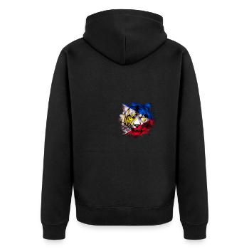 Philippines - Veste à capuche bio Premium Unisexe - noir - Dos - Nico (187cm)