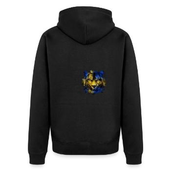 Suède - Veste à capuche bio Premium Unisexe - noir - Dos - Nico (187cm)