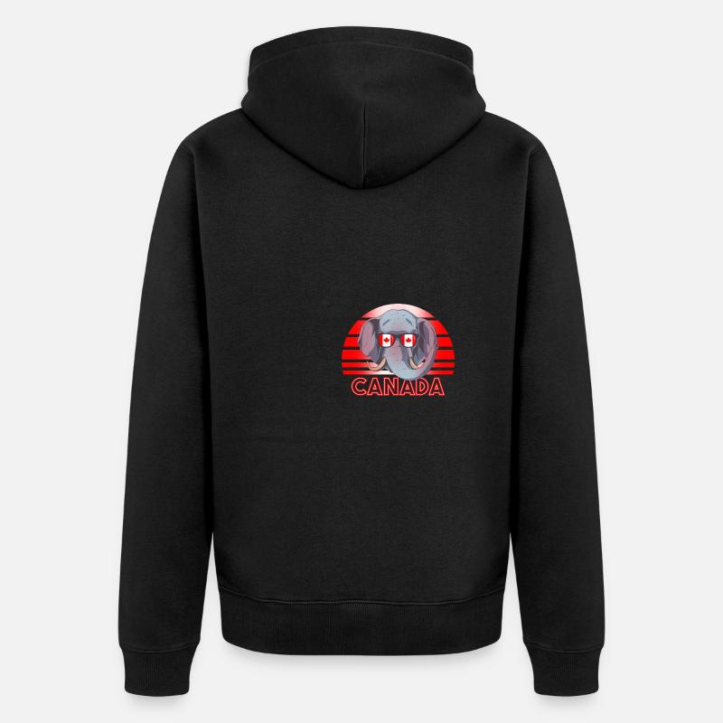 Canada - Veste à capuche bio Premium Unisexe - noir