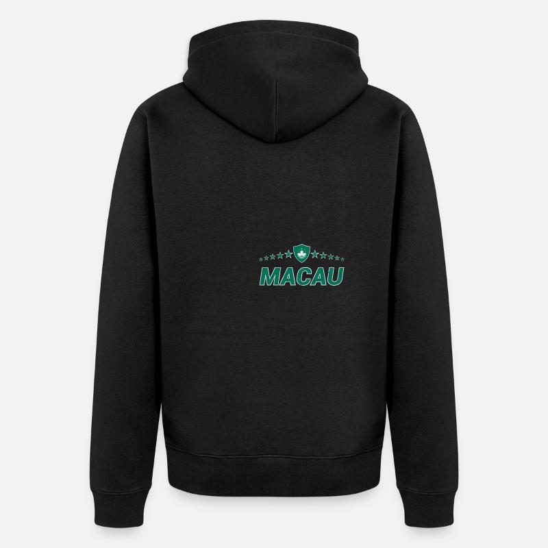 Macao - Veste à capuche bio Premium Unisexe - noir