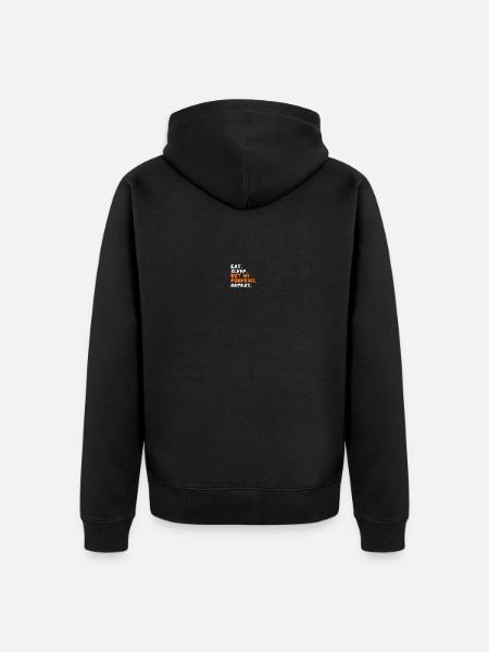 Squash Grower Kürbis Pflanzer Herbst - Unisex Premium Bio Zip Hoodie - Schwarz