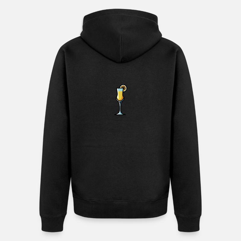 Limoncello Cocktail - Veste à capuche bio Premium Unisexe - noir