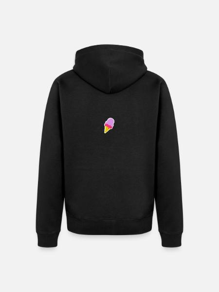 Sommer - Unisex Premium Bio Zip Hoodie - Schwarz