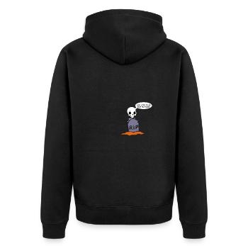 Pet Dog Drôle d’amoureux des chiens. Cadeau - Veste à capuche bio Premium Unisexe - noir - Dos - Nico (187cm)