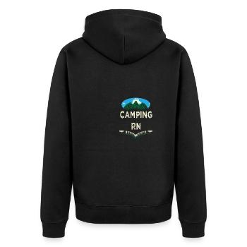 Camping RN Camper Forest Camp Jungle Holiday Wil - Veste à capuche bio Premium Unisexe - noir - Dos - Nico (187cm)