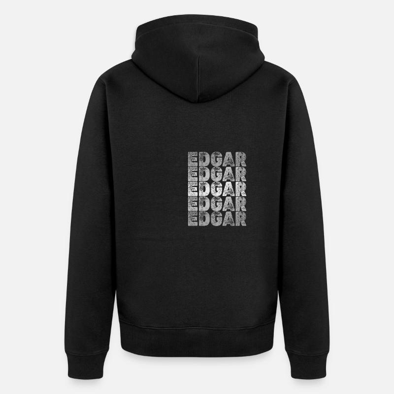 Edgar Edgar - Veste à capuche bio Premium Unisexe - noir
