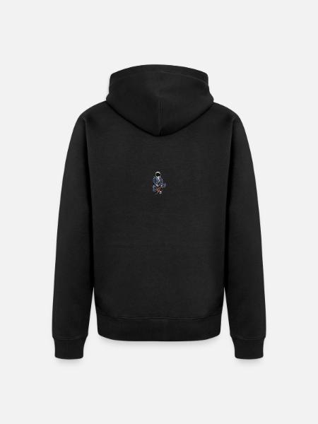 Fahrrad - Unisex Premium Bio Zip Hoodie - Schwarz