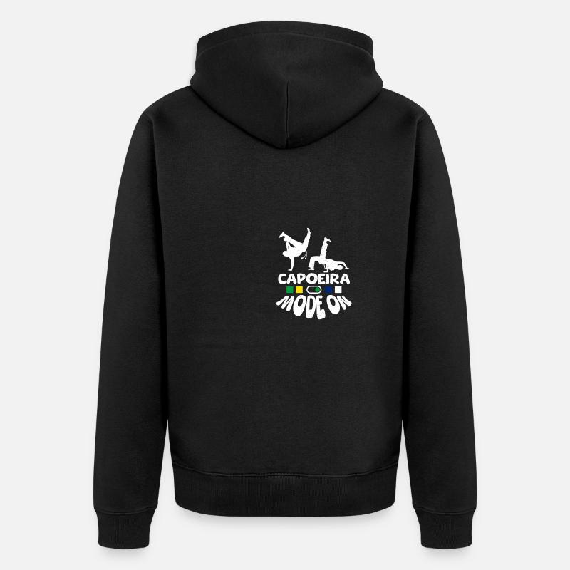 Mode capoeira activé - Veste à capuche bio Premium Unisexe - noir