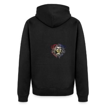 Saba - Veste à capuche bio Premium Unisexe - noir - Dos - Nico (187cm)