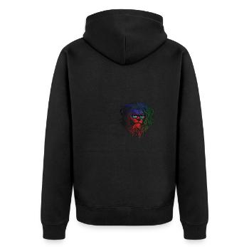 Soudan du Sud - Veste à capuche bio Premium Unisexe - noir - Dos - Nico (187cm)