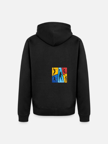 Fistball Fistball - Unisex Premium Organic Zip Hoodie - black