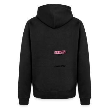 Kita Departure Kita Graduate 2024 - Unisex Premium Organic Zip Hoodie - black - Back - Nico (187cm)