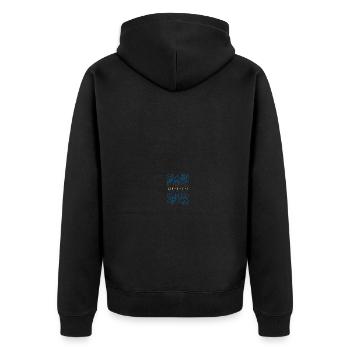 Année 1999 - Veste à capuche bio Premium Unisexe - noir - Dos - Nico (187cm)