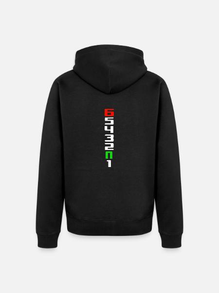 Yamaha - Unisex Premium Organic Zip Hoodie - black