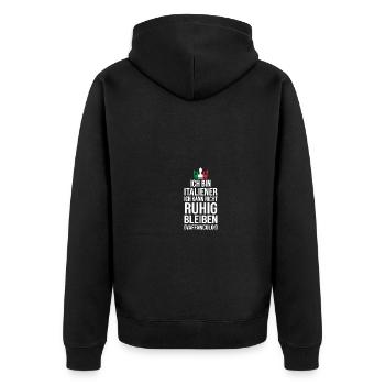 Italie Vaffanculo italien - Veste à capuche bio Premium Unisexe - noir - Dos - Nico (187cm)