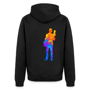 Photographer Photography Hobby Photographer Silhouette - Unisex Premium Organic Zip Hoodie - black - Back - Nico (187cm)