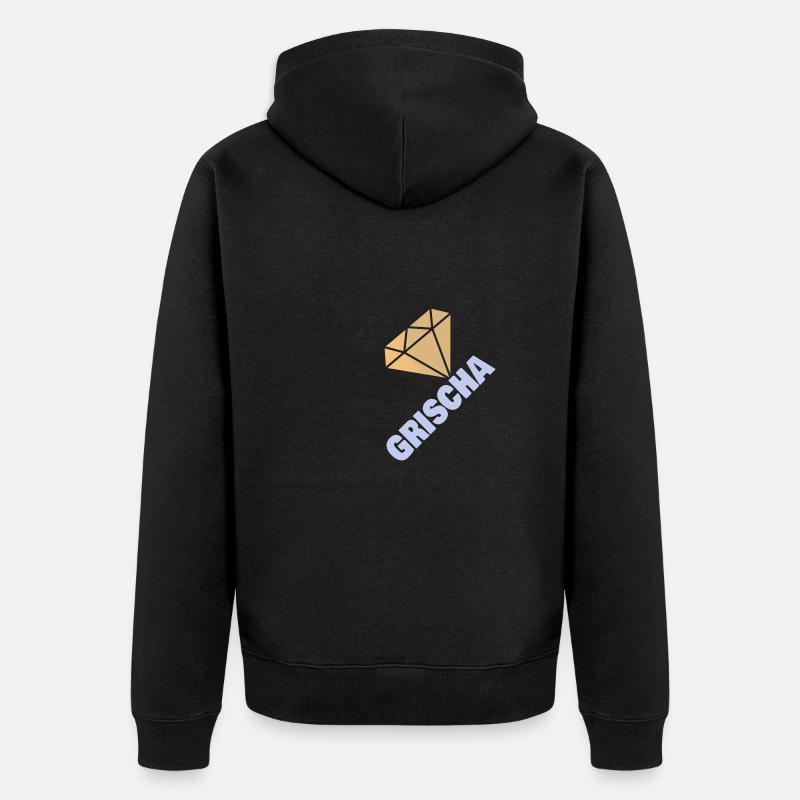 Grisha - Veste à capuche bio Premium Unisexe - noir