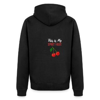 Cadeau Ghost Fruit Picker - Veste à capuche bio Premium Unisexe - noir - Dos - Nico (187cm)