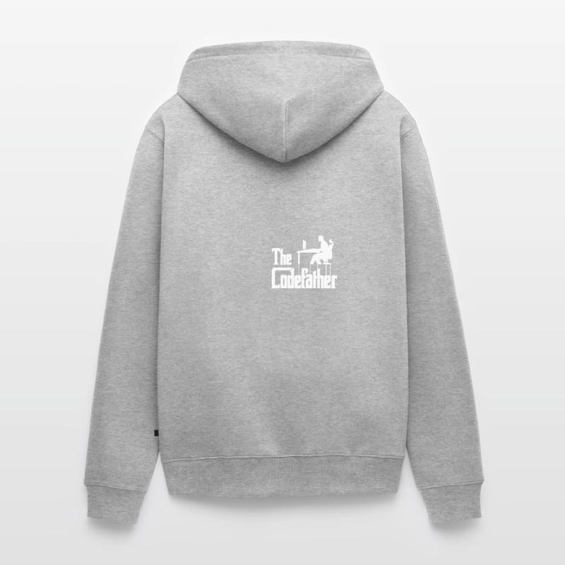 The Codefather Informatiker Programmierer Computer Unisex Premium Bio Zip Hoodie