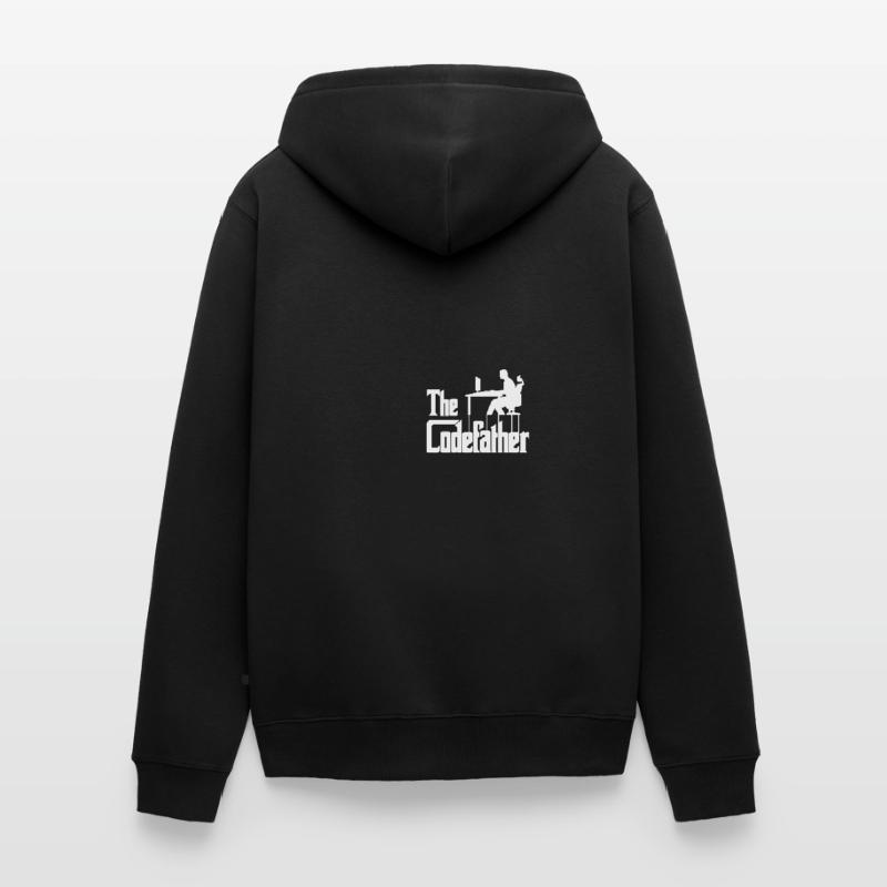 The Codefather Informatiker Programmierer Computer Unisex Premium Bio Zip Hoodie