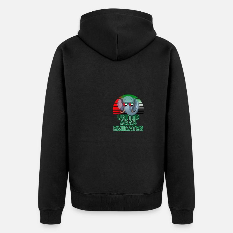 E.A.U - Veste à capuche bio Premium Unisexe - noir