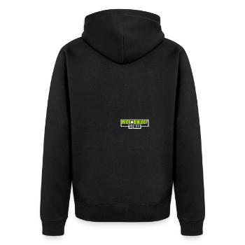 Science Microbiology Microbiologist - Unisex Premium Organic Zip Hoodie - black - Back - Nico (187cm)