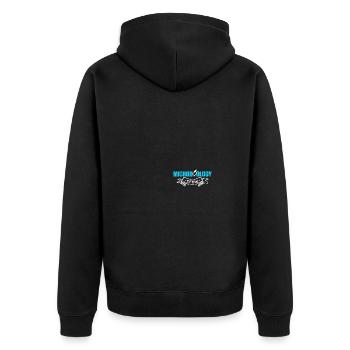 Science Microbiology Microbiologist - Unisex Premium Organic Zip Hoodie - black - Back - Nico (187cm)