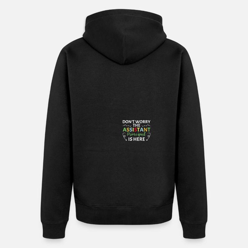 Enseignante Directrice adjointe - Veste à capuche bio Premium Unisexe - noir