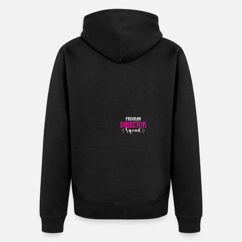 Programmdirektor - Unisex Premium Bio Zip Hoodie - Schwarz