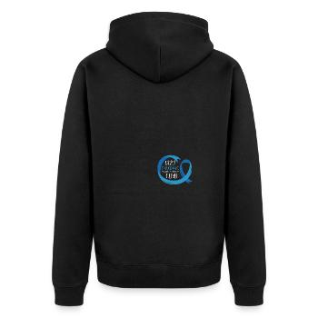 Diabetics Type 1 Diabetes Awareness T1D - Unisex Premium Organic Zip Hoodie - black - Back - Nico (187cm)