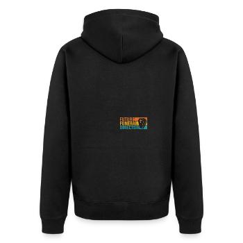 Undertaker Undertaker - Unisex Premium Organic Zip Hoodie - black - Back - Nico (187cm)