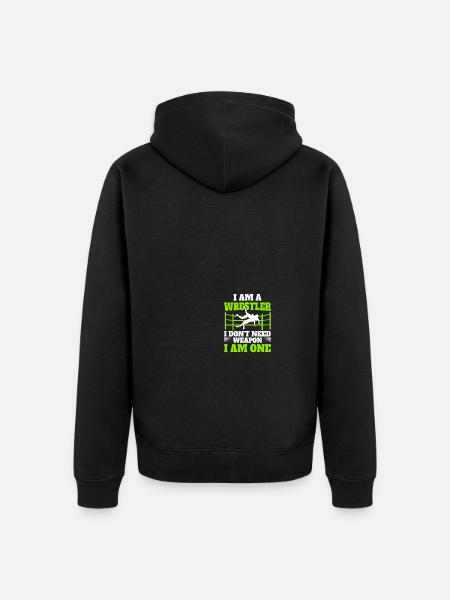 Lutteurs - Veste à capuche bio Premium Unisexe - noir