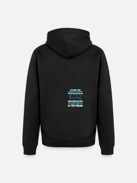 PTSD Awareness - Unisex Premium Organic Zip Hoodie - black