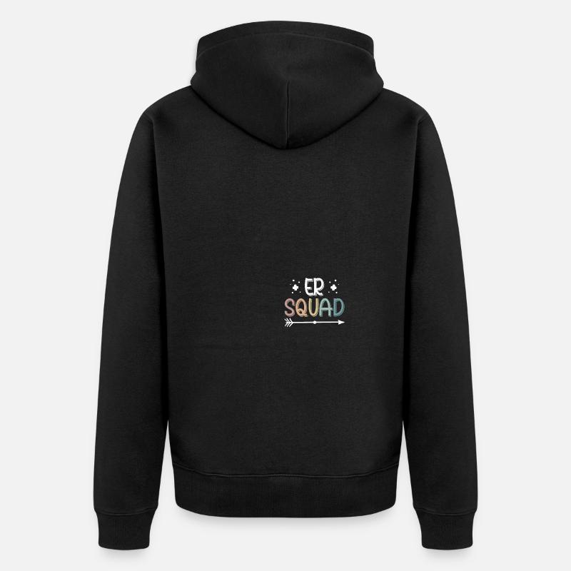 Infirmière à l’urgence - Veste à capuche bio Premium Unisexe - noir