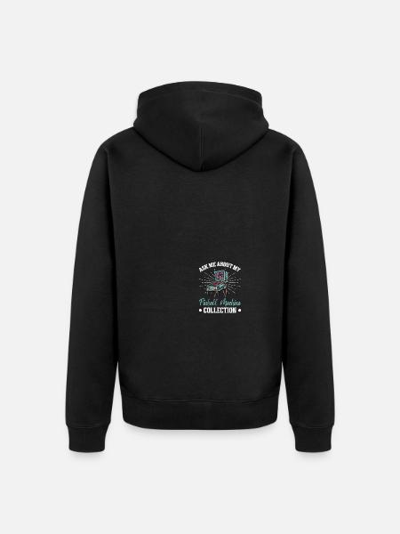 Flipper Spieler Flipper - Unisex Premium Bio Zip Hoodie - Schwarz