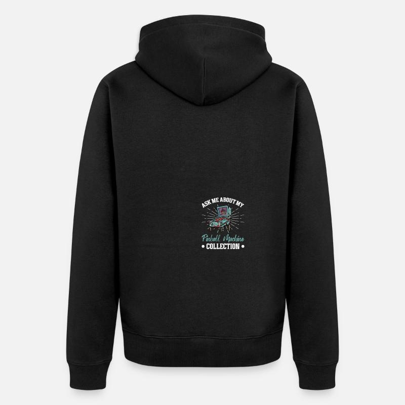 Joueur de flipper Flipper - Veste à capuche bio Premium Unisexe - noir