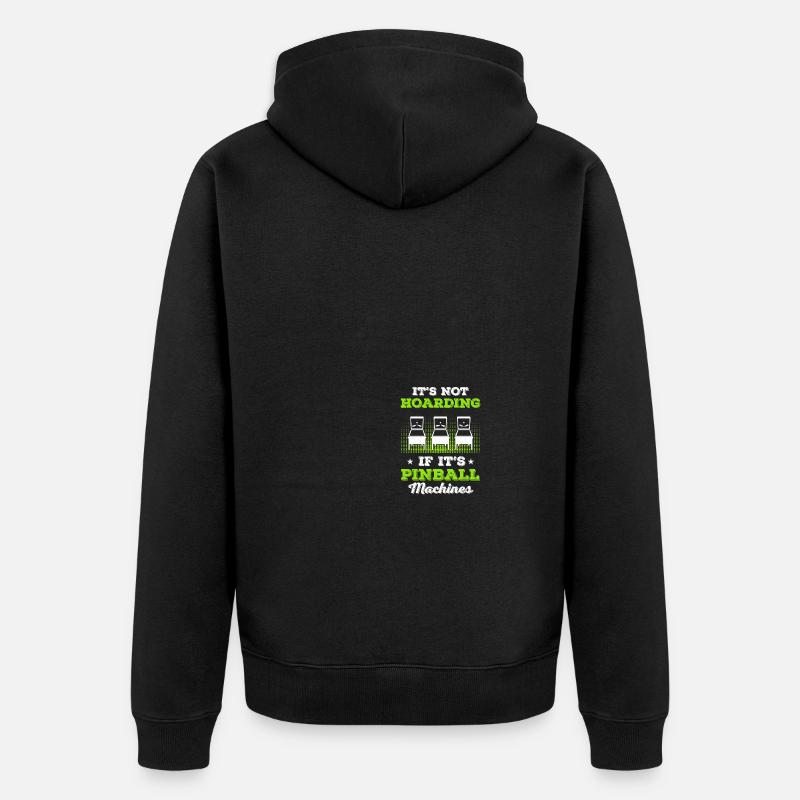 Joueur de flipper Flipper - Veste à capuche bio Premium Unisexe - noir