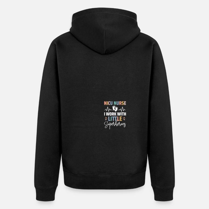 Soeur de l’USIN - Veste à capuche bio Premium Unisexe - noir