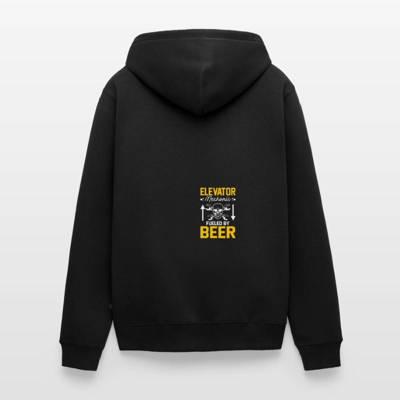 Elevator Technician Elevator Mechanic Unisex Premium Organic Zip Hoodie