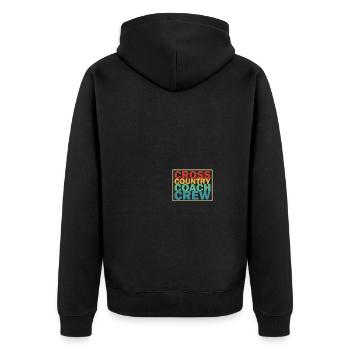 Entraîneur de cross-country - Veste à capuche bio Premium Unisexe - noir - Dos - Nico (187cm)