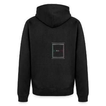 Difigiano Italien Funny Design Cadeau - Veste à capuche bio Premium Unisexe - noir - Dos - Nico (187cm)