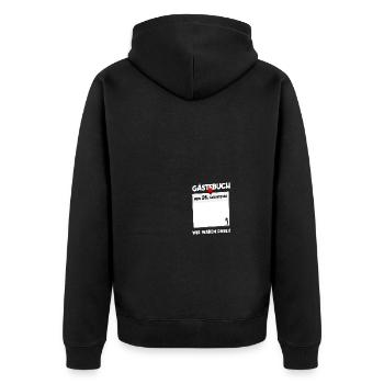 28th Birthday Born 1996 Birthday Gift - Unisex Premium Organic Zip Hoodie - black - Back - Nico (187cm)