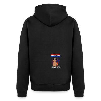 Pyrotechnician Assistant fireworks director - Unisex Premium Organic Zip Hoodie - black - Back - Nico (187cm)