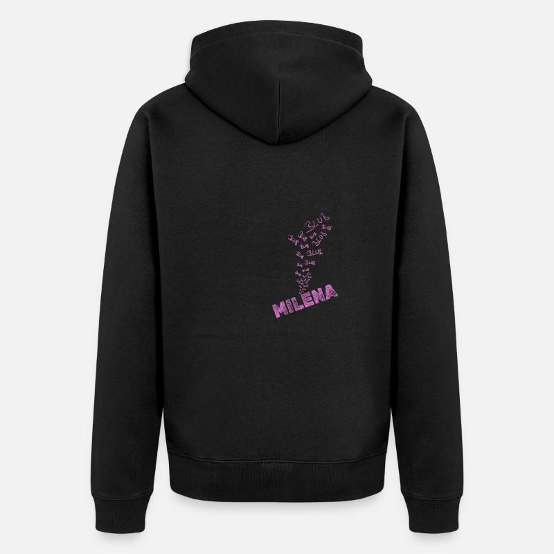 Milena - Veste à capuche bio Premium Unisexe - noir
