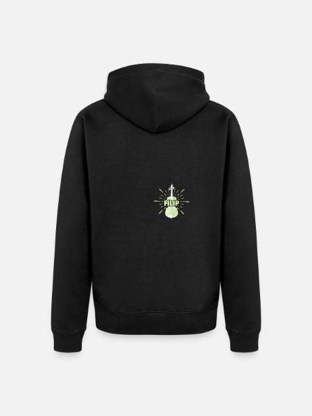 Filip - Unisex Premium Bio Zip Hoodie - Schwarz