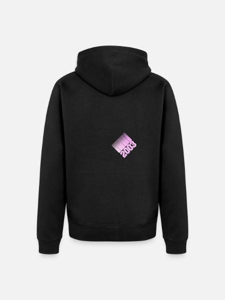 Papa 2003 - Unisex Premium Bio Zip Hoodie - Schwarz