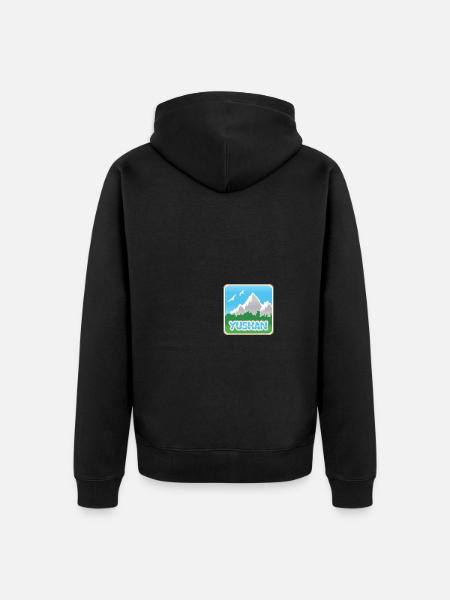 Alpinisme Yushan - Veste à capuche bio Premium Unisexe - noir